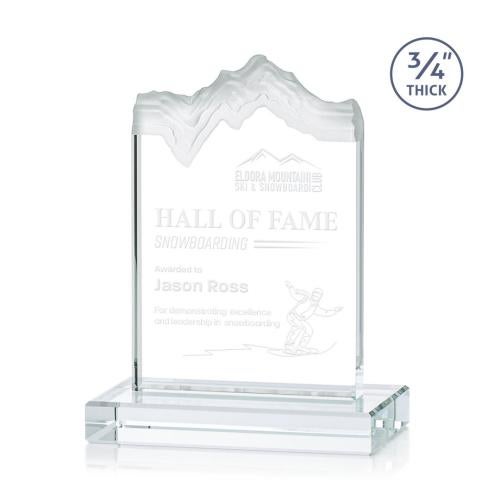 Awards and Plaques - Crystal Trophies - Castellanos Starfire Peaks Crystal Trophy