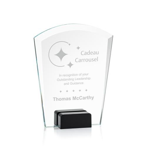 Awards and Plaques - Crystal Trophies - Byrne Black Peaks Crystal Trophy