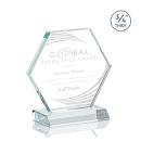 Pagan Starfire Polygon Crystal Trophy