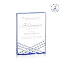 Floyd Blue Rectangle Acrylic Trophy