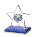 Gamboa Star Full Color Blue Crystal Trophy