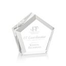 Costa Desktop Polygon Crystal Trophy
