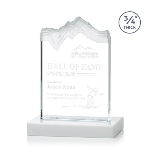 Awards and Plaques - Crystal Trophies - Castellanos Fagan Peaks Crystal Trophy