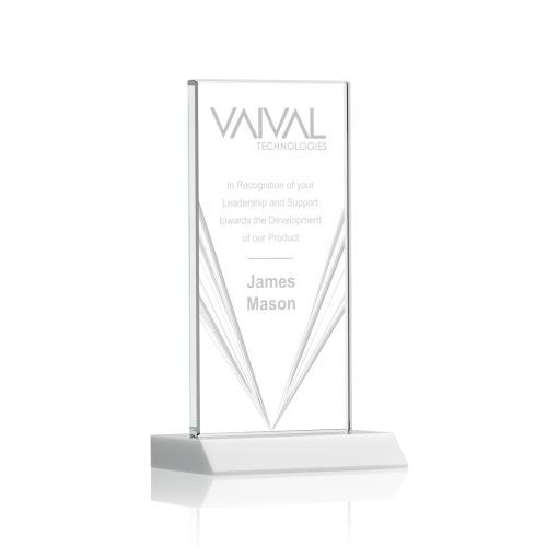 Awards and Plaques - Crystal Trophies - Henley Liquid&trade; Fagan Rectangle Crystal Trophy