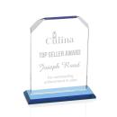 Calvert Sky Blue Peaks Crystal Trophy