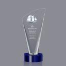 Bunch 3D Blue Peaks Crystal Trophy