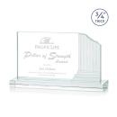 Marsh Starfire Rectangle Crystal Trophy