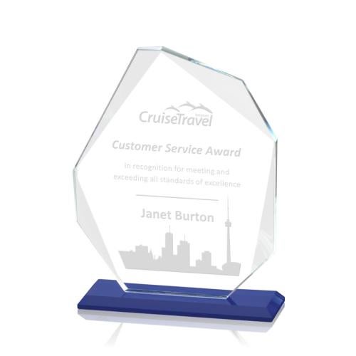 Awards and Plaques - Crystal Trophies - Keith Polygon Crystal Trophy