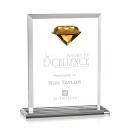 Latham Diamond Amber Crystal Trophy