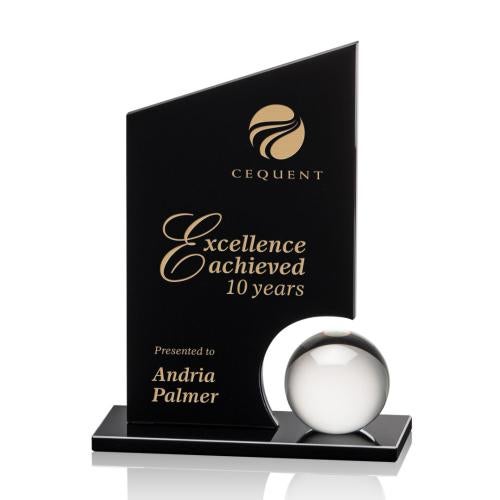 Awards and Plaques - Crystal Trophies - Edwards Black Peaks Crystal Trophy