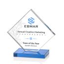 Argueta Full Color Sky Blue Crystal Trophy