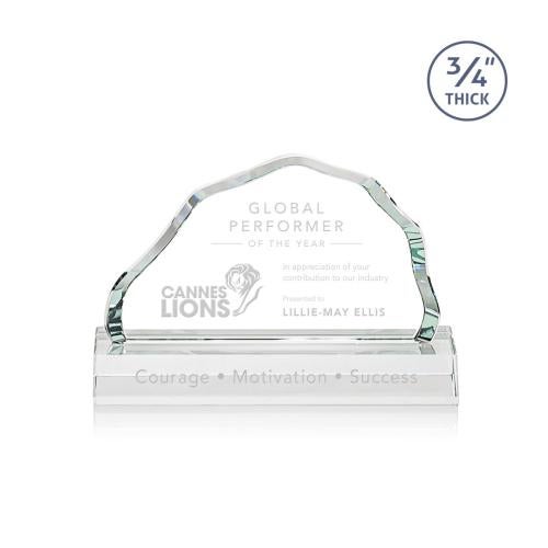 Awards and Plaques - Crystal Trophies - Pierre Starfire Crystal Trophy