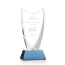 Singleton Sky Blue Peaks Crystal Trophy