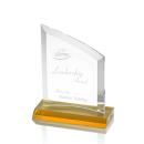 Herndon Amber Peaks Crystal Trophy