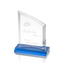 Herndon Sky Blue Peaks Crystal Trophy