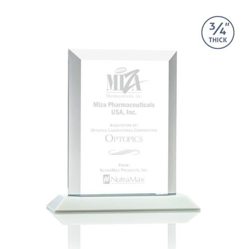 Awards and Plaques - Crystal Trophies - Hinton Fagan Rectangle Crystal Trophy