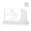 Marsh Fagan Rectangle Crystal Trophy