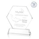 Colvin Optical Polygon Crystal Trophy