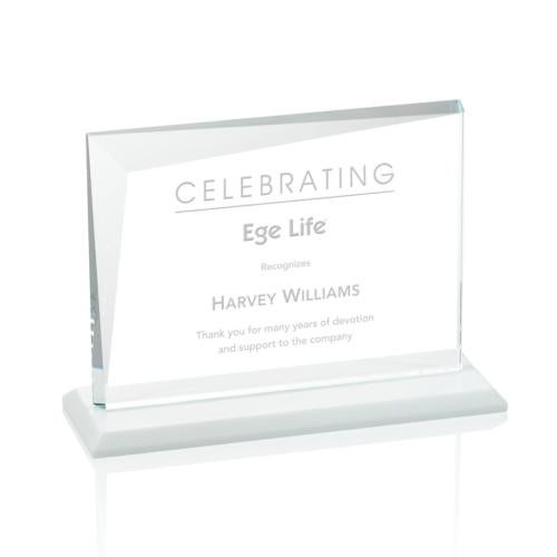 Awards and Plaques - Crystal Trophies - Leyva Fagan Rectangle Crystal Trophy