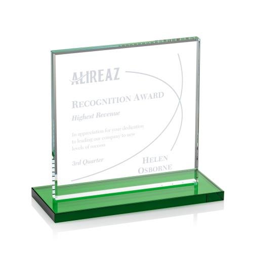 Awards and Plaques - Crystal Trophies - Bower Green Crystal Trophy