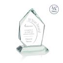 Boone Ice Peak Jade Peaks Glass Trophy