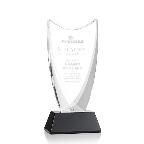 Awards and Plaques - Crystal Trophies - Singleton Black Peaks Crystal Trophy