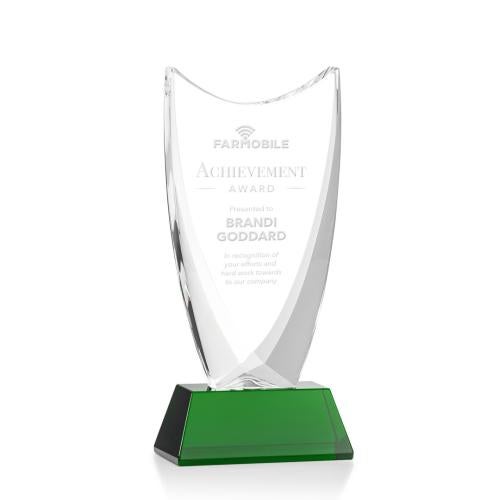 Awards and Plaques - Crystal Trophies - Singleton Green Peaks Crystal Trophy