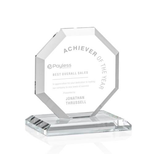Awards and Plaques - Crystal Trophies - Elder Startfire Polygon Crystal Trophy