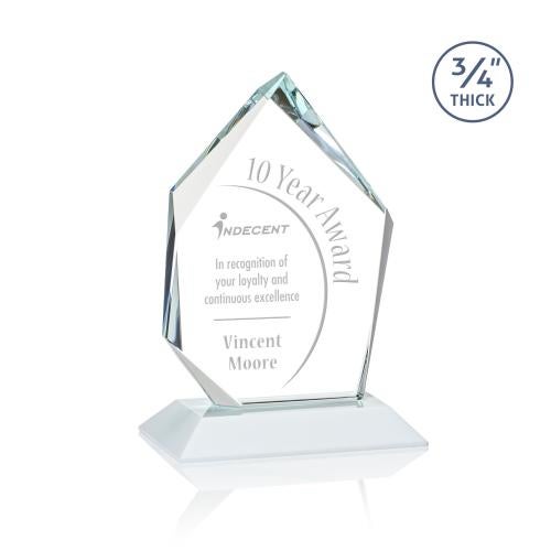Awards and Plaques - Crystal Trophies - Boone Ice Peak Fagan Peaks Crystal Trophy