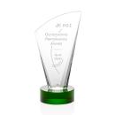 Bunch Green Peaks Crystal Trophy