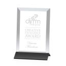 Boswell Black/Vertical Rectangle Crystal Trophy