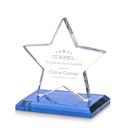 Gamboa Star Sky Blue Crystal Trophy