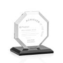 Elder Black Polygon Crystal Trophy