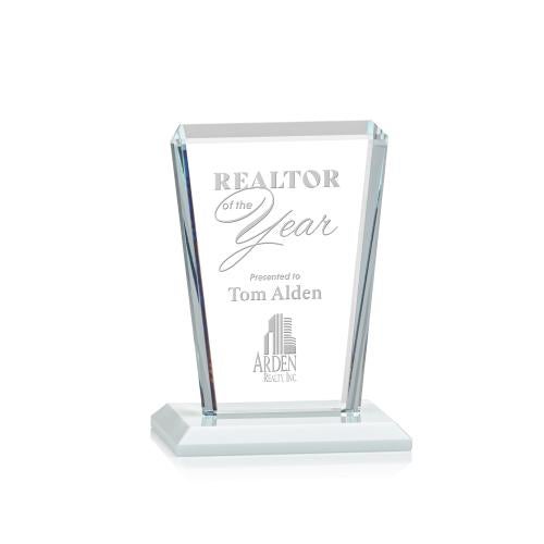 Awards and Plaques - Crystal Trophies - Frank Fagan Rectangle Crystal Trophy