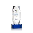 Atkinson Full Color on Base Blue Towers Crystal Trophy