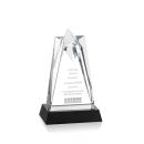 Hammer Star on Base Clear Acrylic Trophy