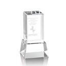 Small on Base Clear Towers Crystal Trophy
