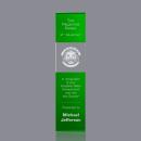 Price Tower 3D Green Towers Crystal Trophy