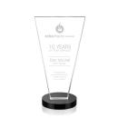 Reeves Black Polygon Crystal Trophy