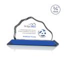 Hagen Full Color Blue Crystal Trophy