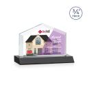 Realtor Full Color Black Peaks Crystal Trophy