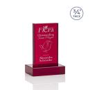 Cartwright Red Rectangle Crystal Trophy
