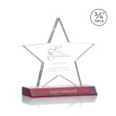 Ibarra Star Red Crystal Trophy
