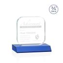 App Blue Square / Cube Crystal Trophy