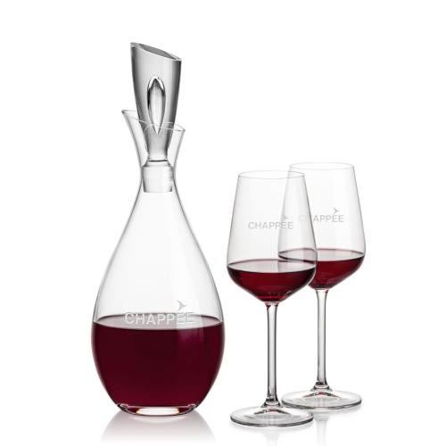 Custom Barware Glasses - Carafes - Pickett Decanter & Eaton Wine