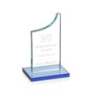 Henson Sky Blue Peaks Crystal Trophy