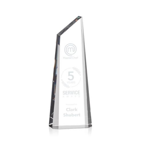 Awards and Plaques - Crystal Trophies - Keene Tower Peaks Crystal Trophy