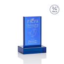 Cartwright Blue Rectangle Crystal Trophy