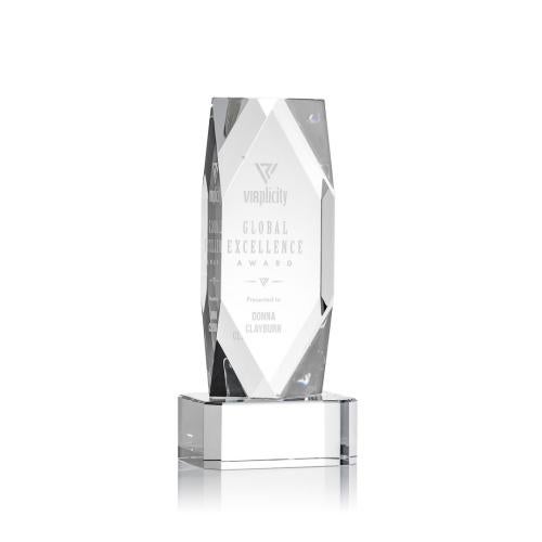 Awards and Plaques - Crystal Trophies - Atkinson on Base Clear Towers Crystal Trophy