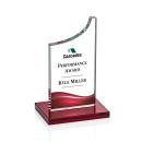 Henson Full Color Red Peaks Crystal Trophy